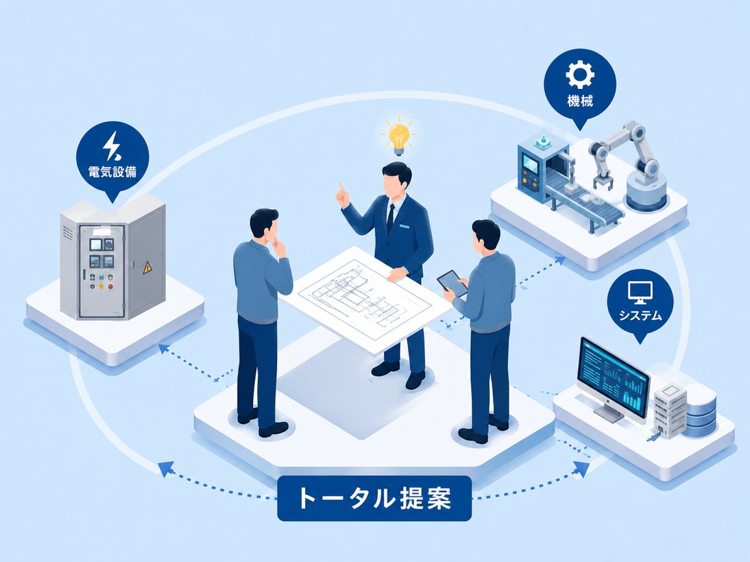 トータル提案のイラスト